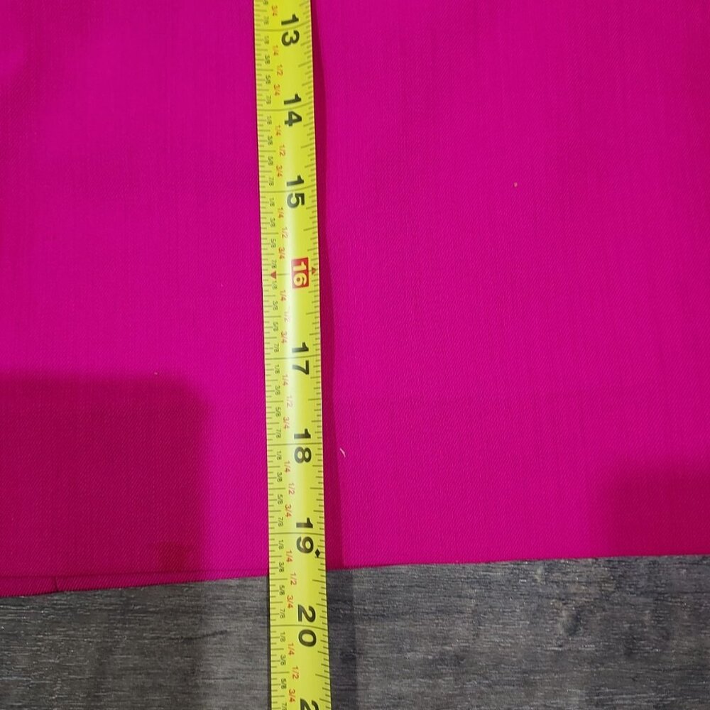 Evan Picone Petite Pink Fuchsia Megenta Skirt Size 2 Wool Vintage 1980s Lined - Picture 5 of 9